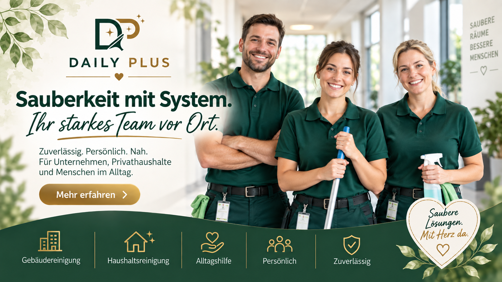 Sauberkeit mit System – Ihr starkes Team vor Ort